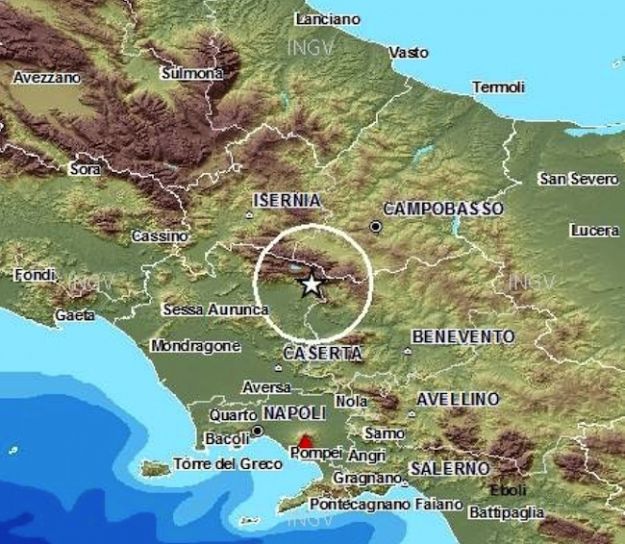 La zona colpita dal terremoto del 20 gennaio