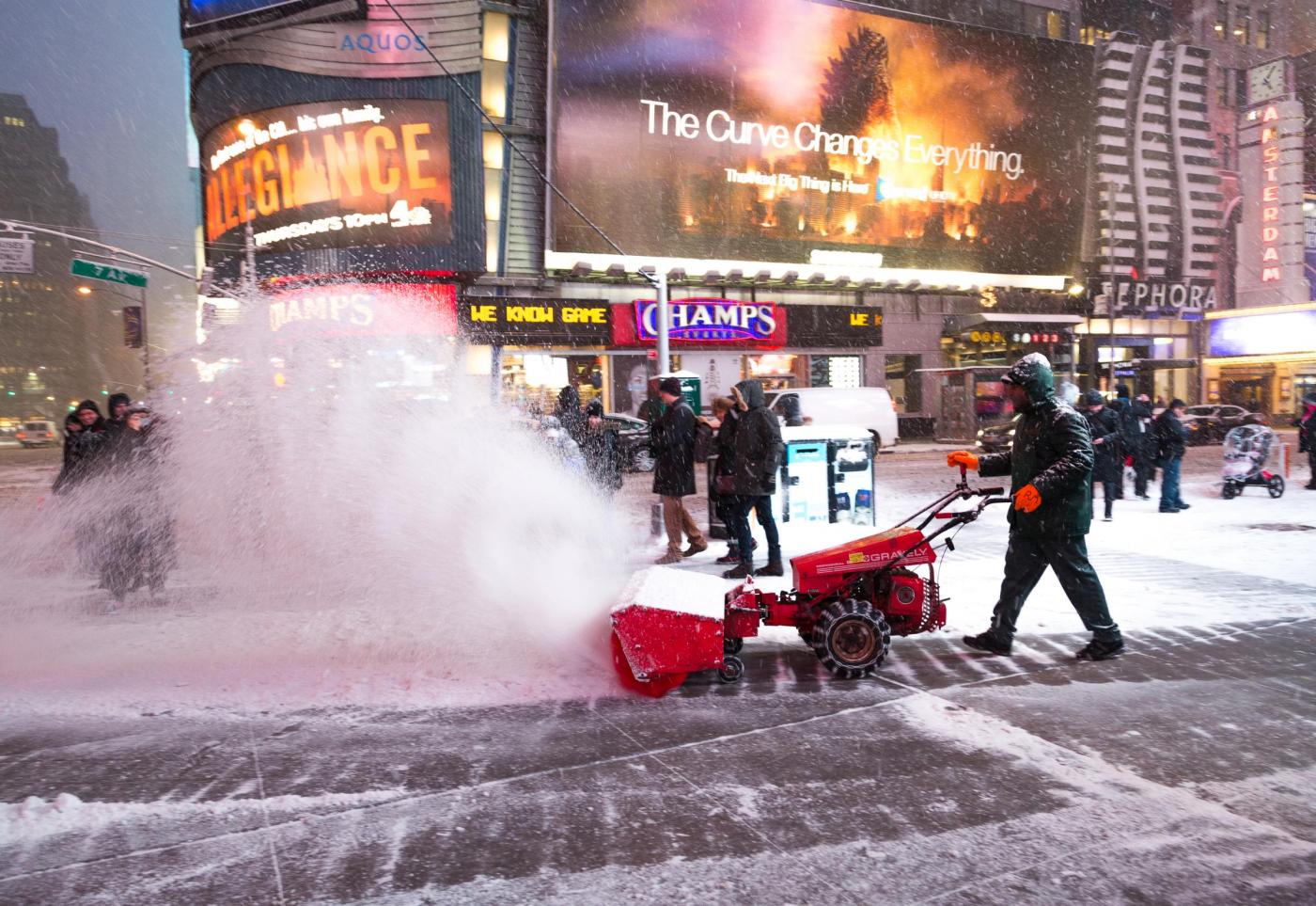 tempesta di neve a New York
