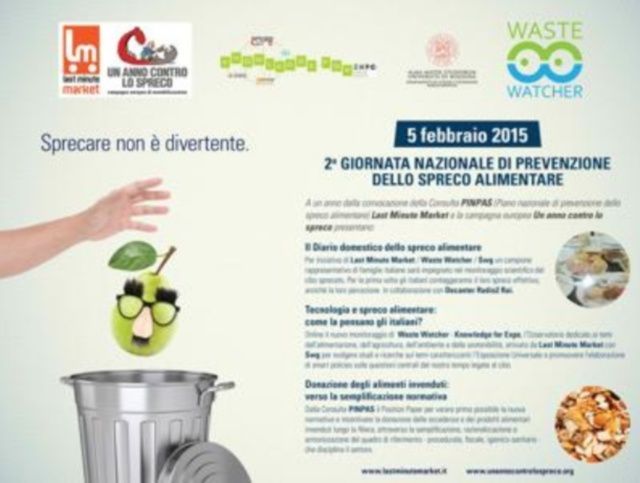 giornata nazionale contro spreco alimentare