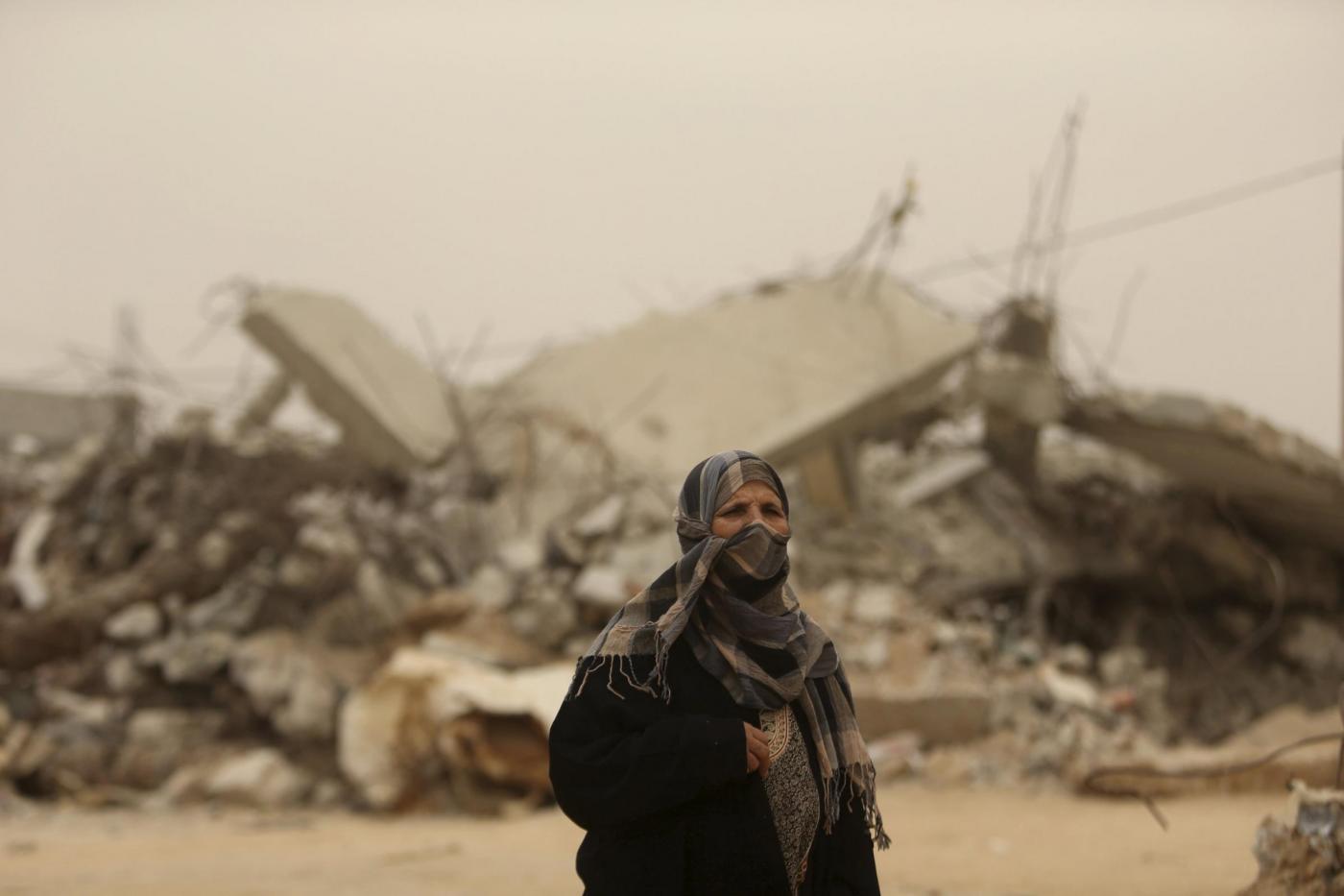 tempesta di sabbia in Medio Oriente