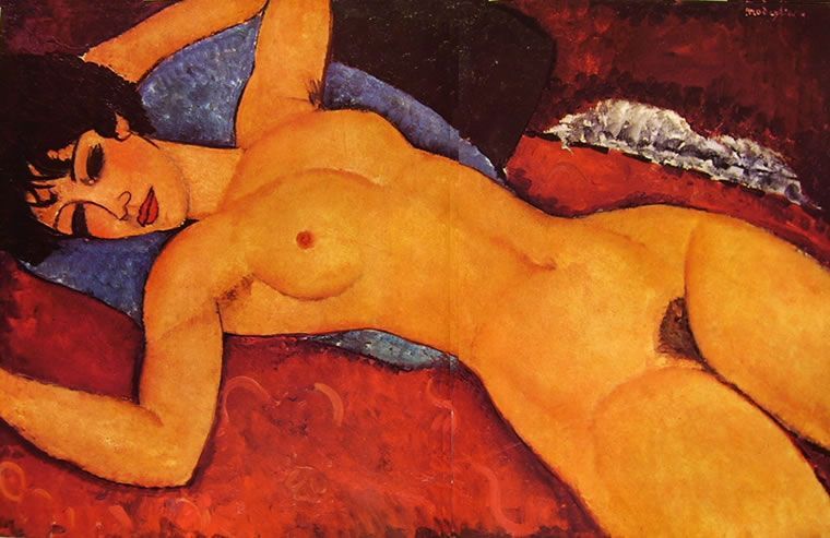 Modigliani, Nudo sdraiato