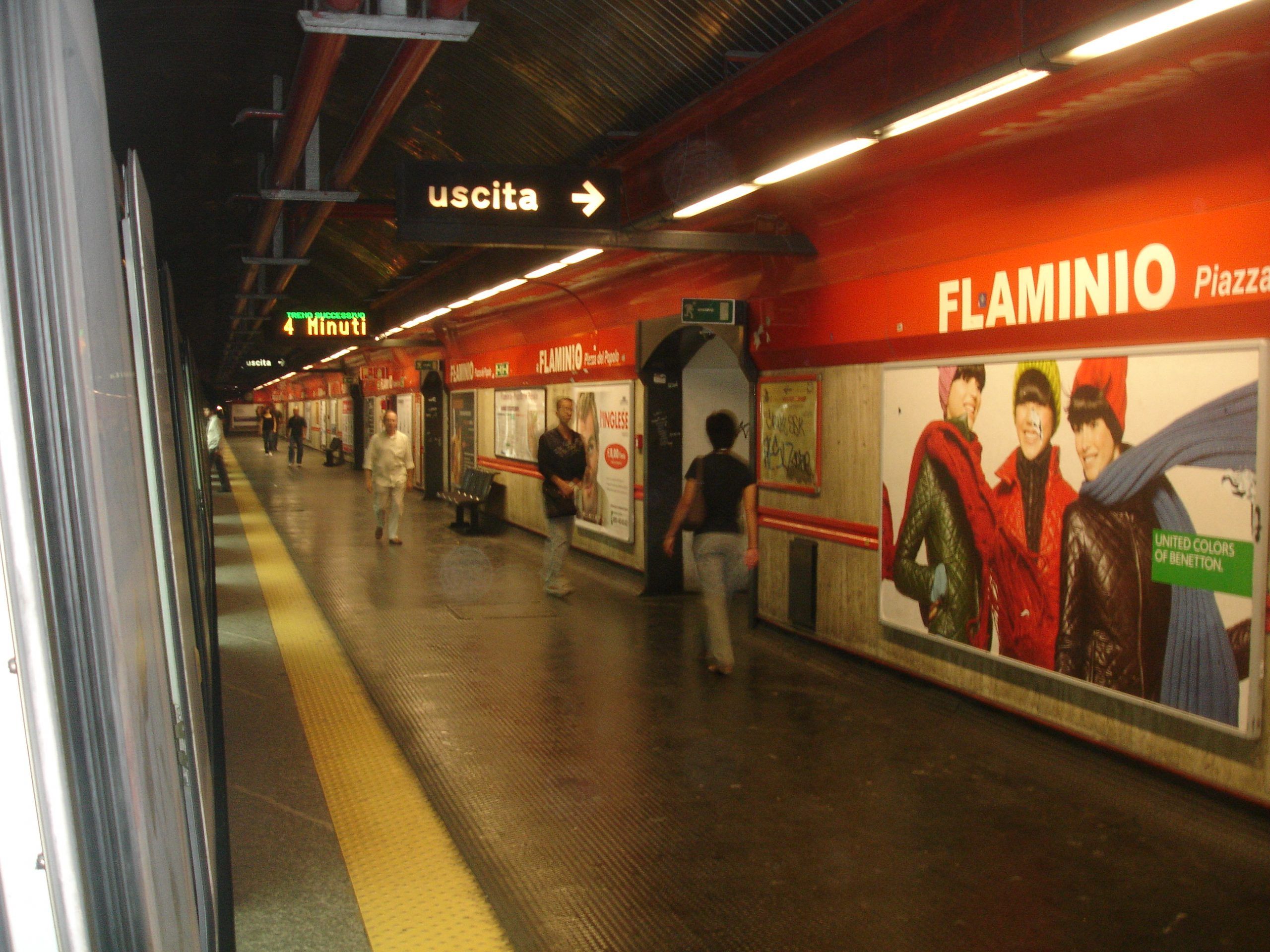 Metro Roma falso attentato