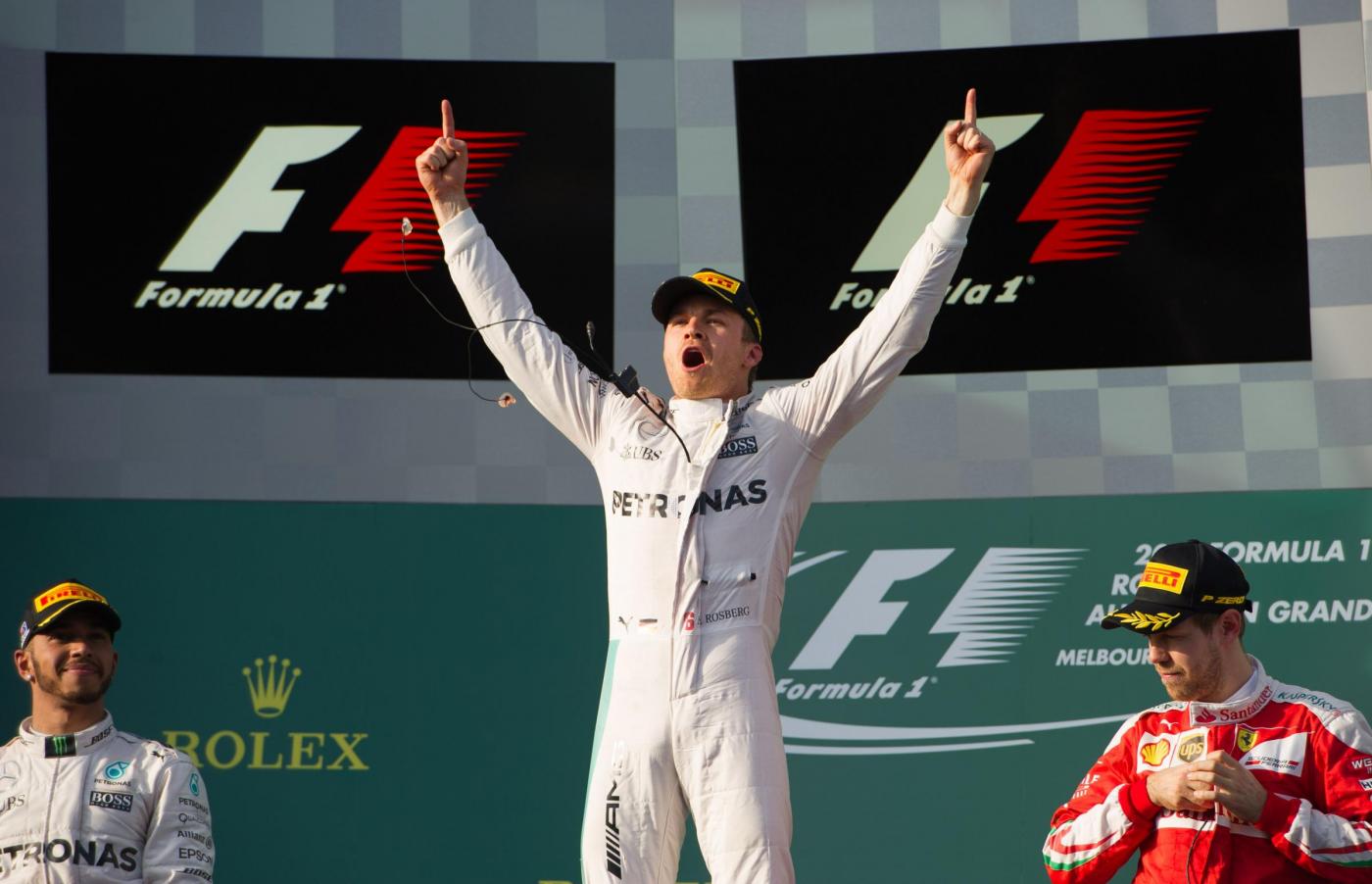F1, Gp Australia: vince Rosberg davanti a Hamilton, terzo Vettel