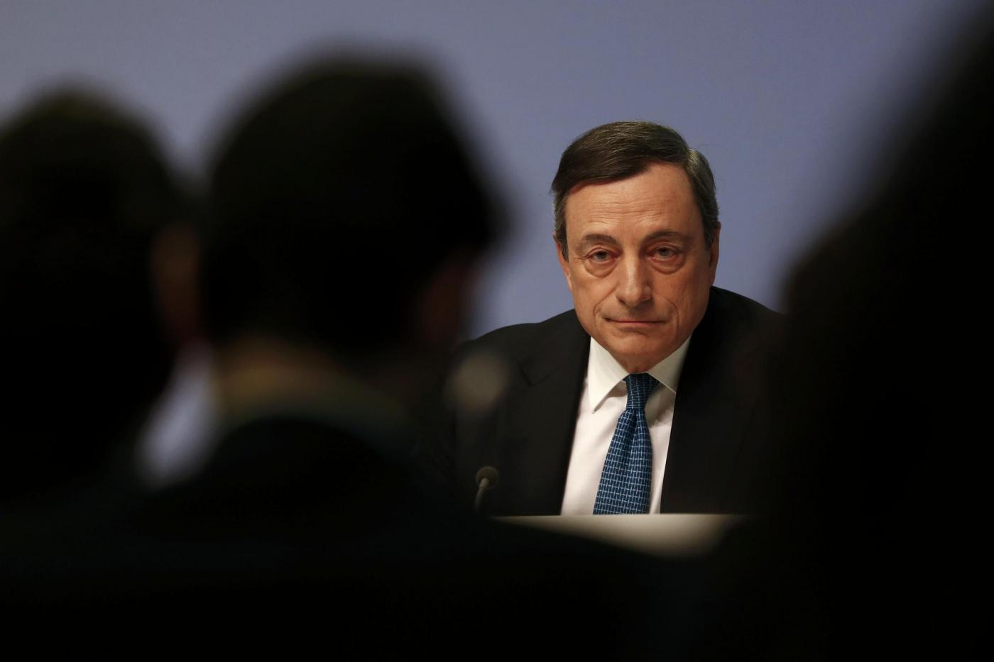 Bce, conferenza di Mario Draghi a Francoforte
