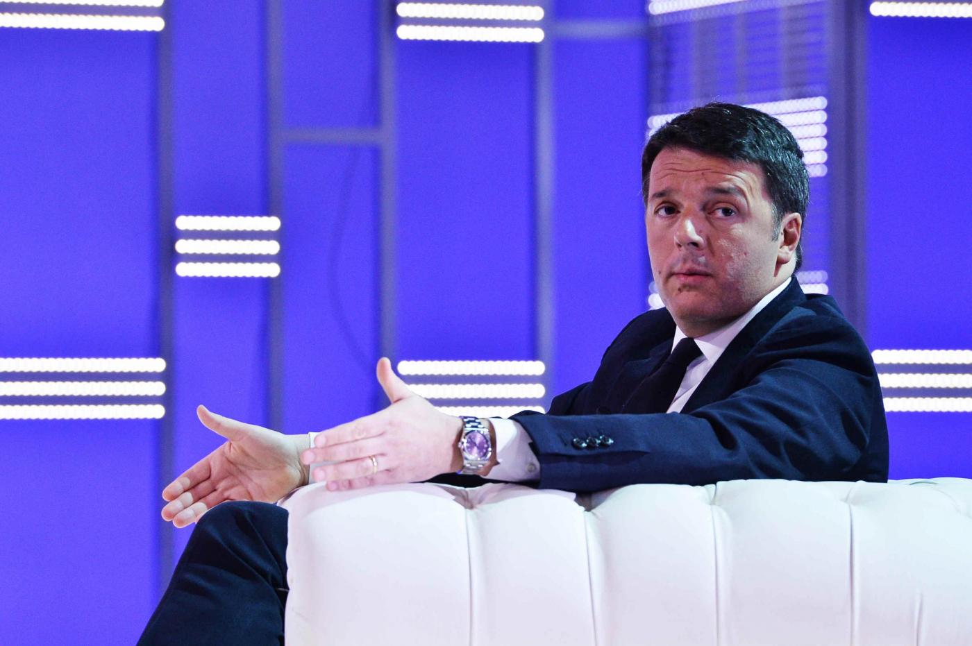 Matteo Renzi ospite di Barbara D'Urso a Domenica Live