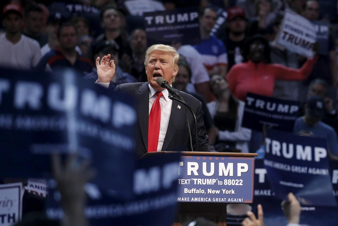 Presidenziali Usa 2016: Donald Trump a Buffalo , New York