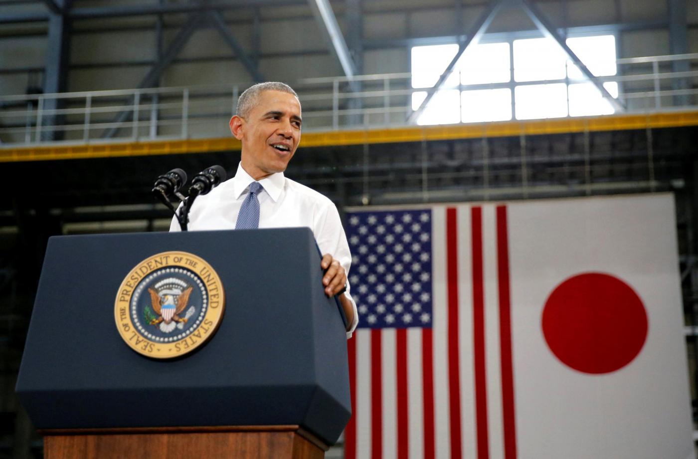 Giappone Barack Obama a Hiroshima