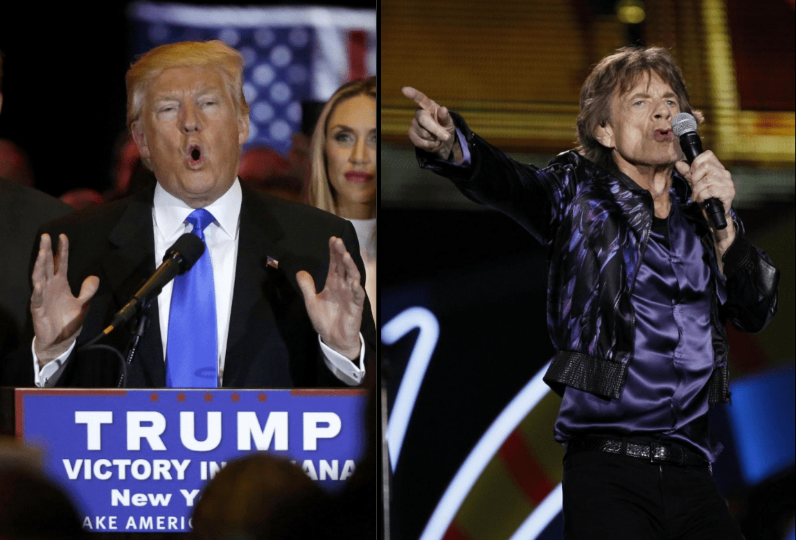 Rolling Stones contro Donald Trump