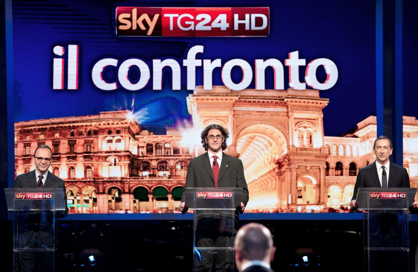 Confronto tra candidati sindaci al Comune di Milano trasmesso su Sky TG24 HD
