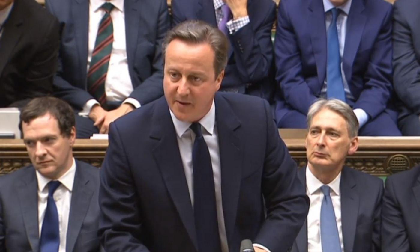 David Cameron parla alla Camera dei Comuni di Londra dopo il voto nel referendum UE