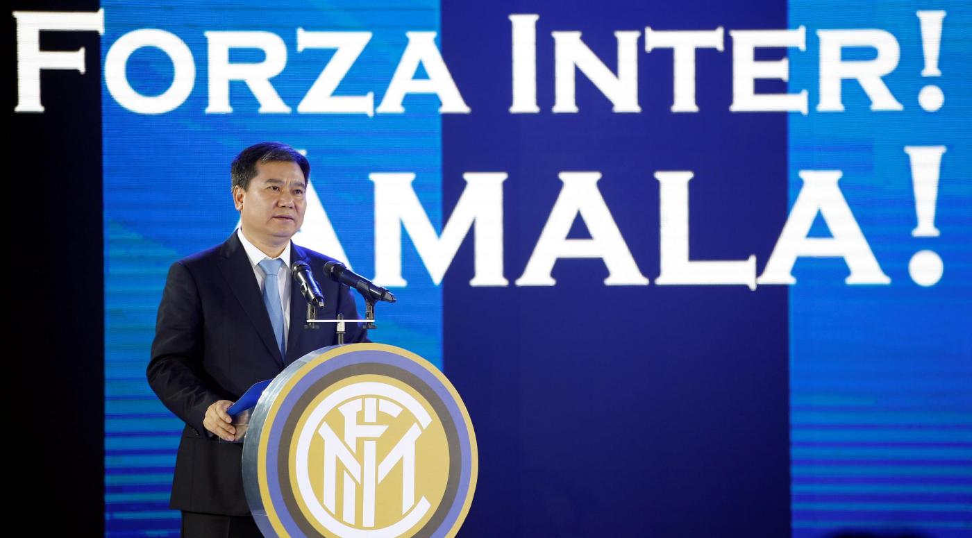 I cinesi di Suning acquisiscono la maggioranza dell'Inter. La conferenza stampa