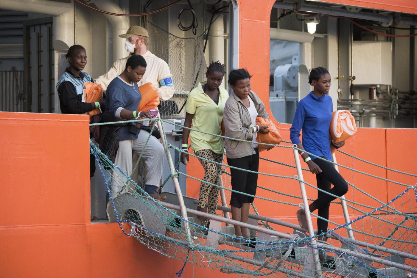 Sbarco di migranti in Sicilia