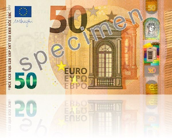 50 euro fronte