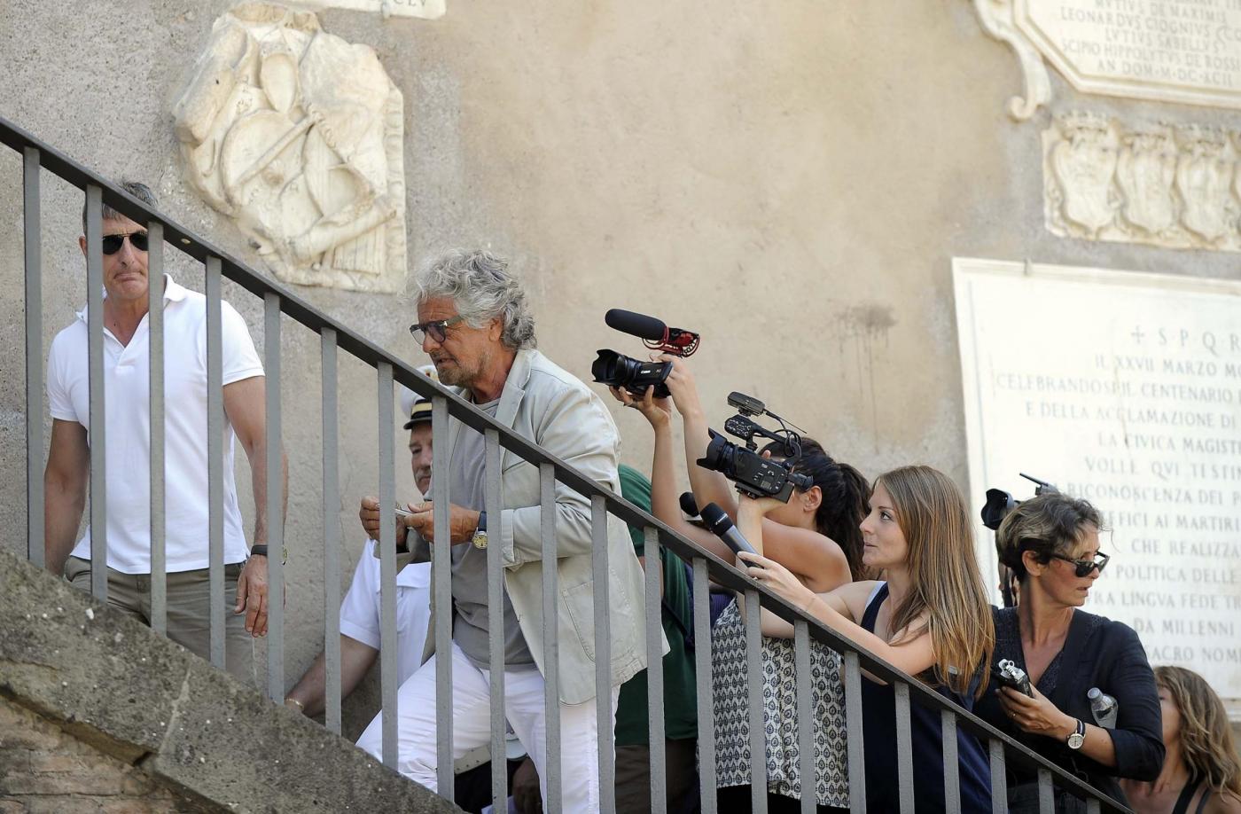 Beppe Grillo in Campidoglio