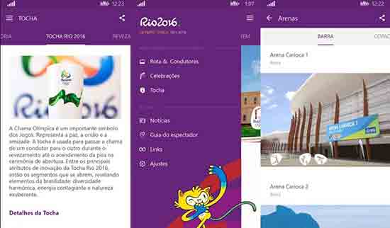 Rio 2016 apps