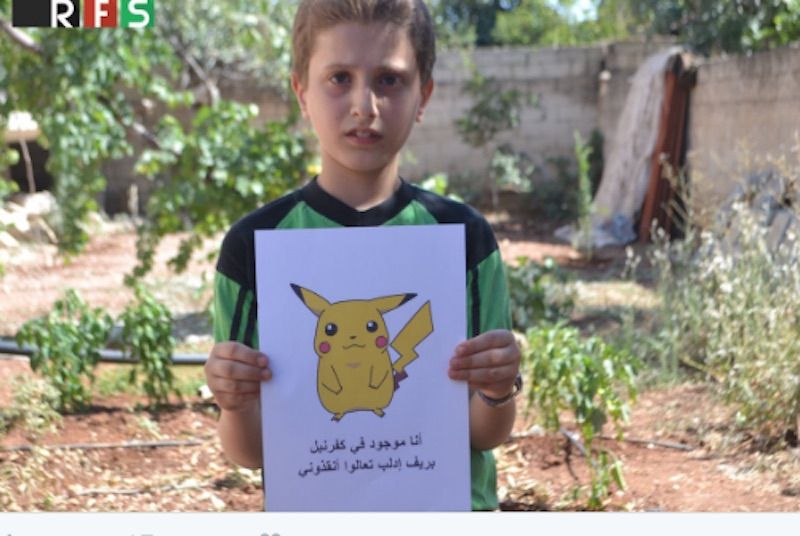 pokemon in siria foto