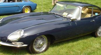 Jaguar E-Type, la nera auto di Diabolik