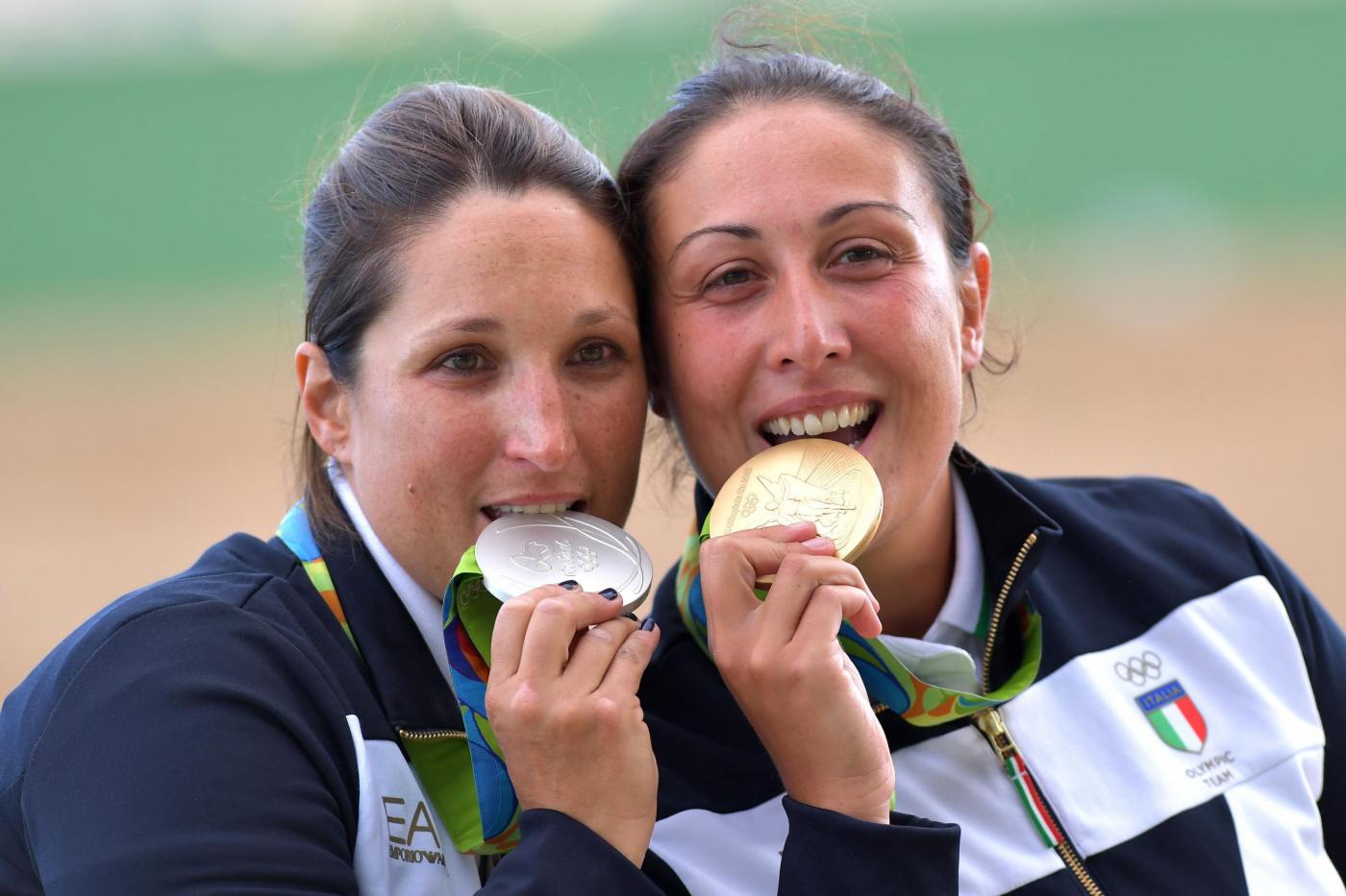 Rio 2016, tiro: oro e argento nello skeet con Bacosi e Cainero