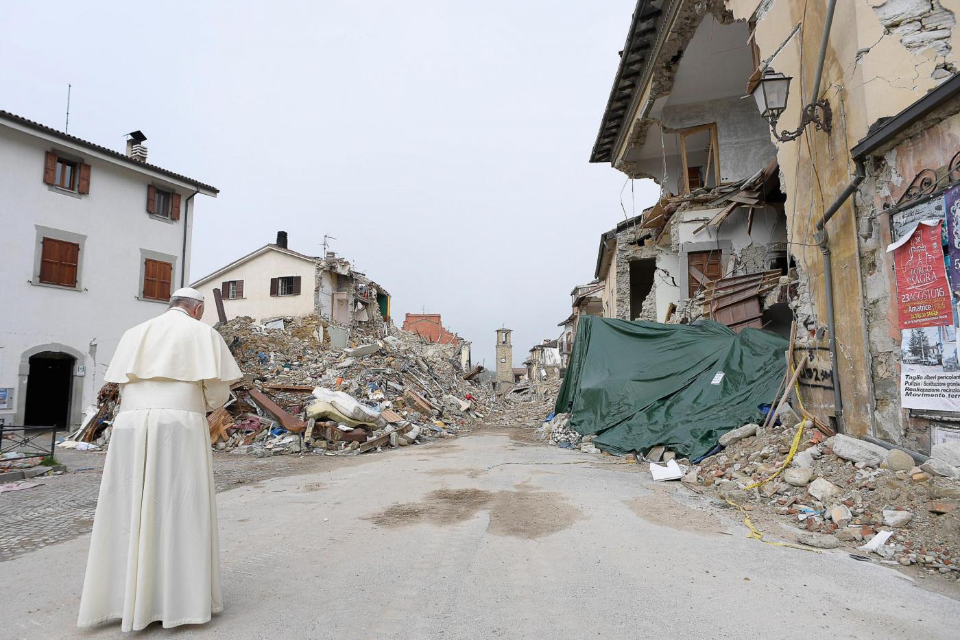 Visita di Papa Francesco ad Amatrice