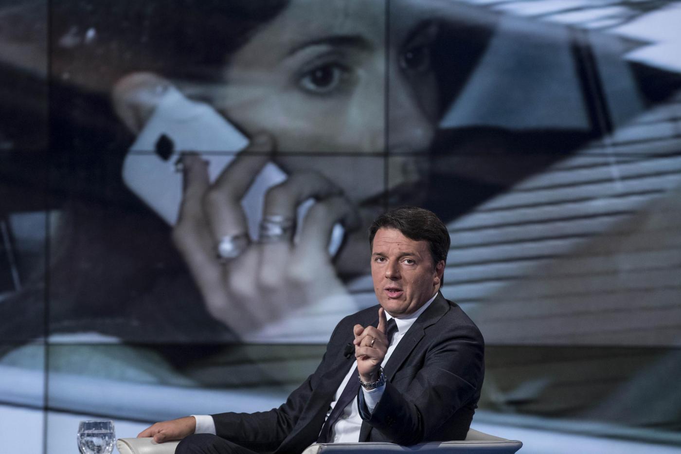 Matteo Renzi ospite a "Porta a Porta"