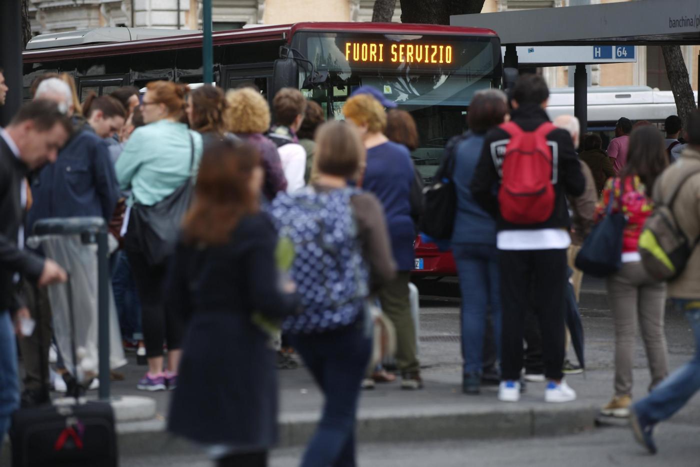 Sciopero dei mezzi pubblici a Roma