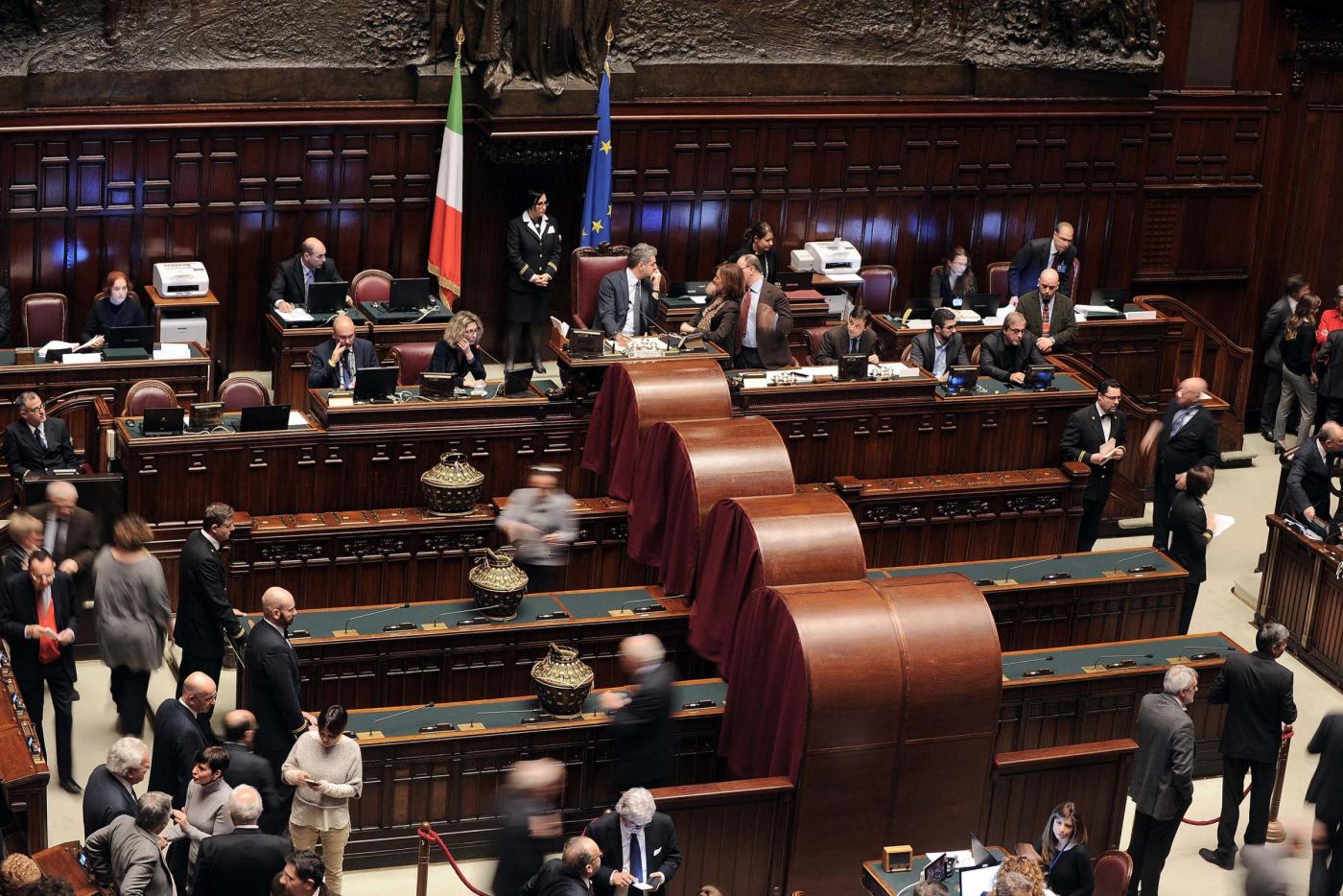 Parlamento riunito in seduta comune per l'elezione di tre giudici della Corte Costituzionale