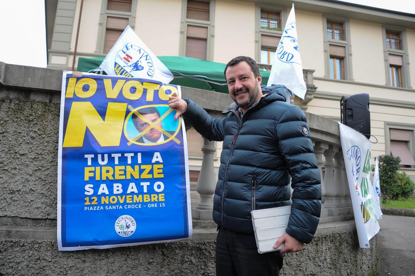 Matteo Salvini per il NO al referendum costituzionale