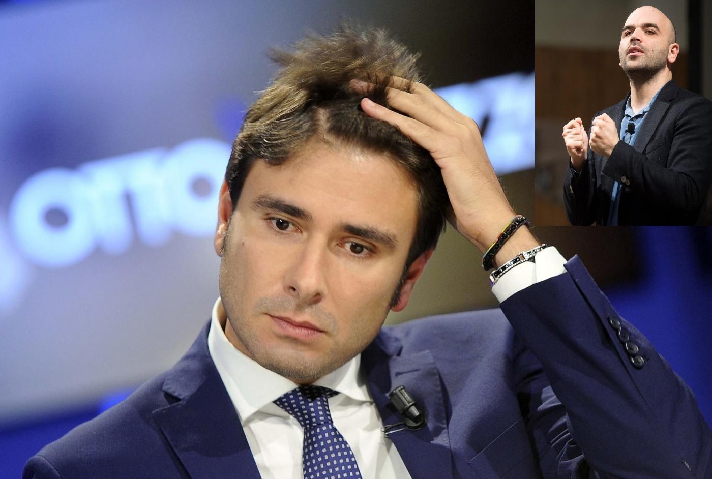 Alessandro Di Battista e Roberto Saviano