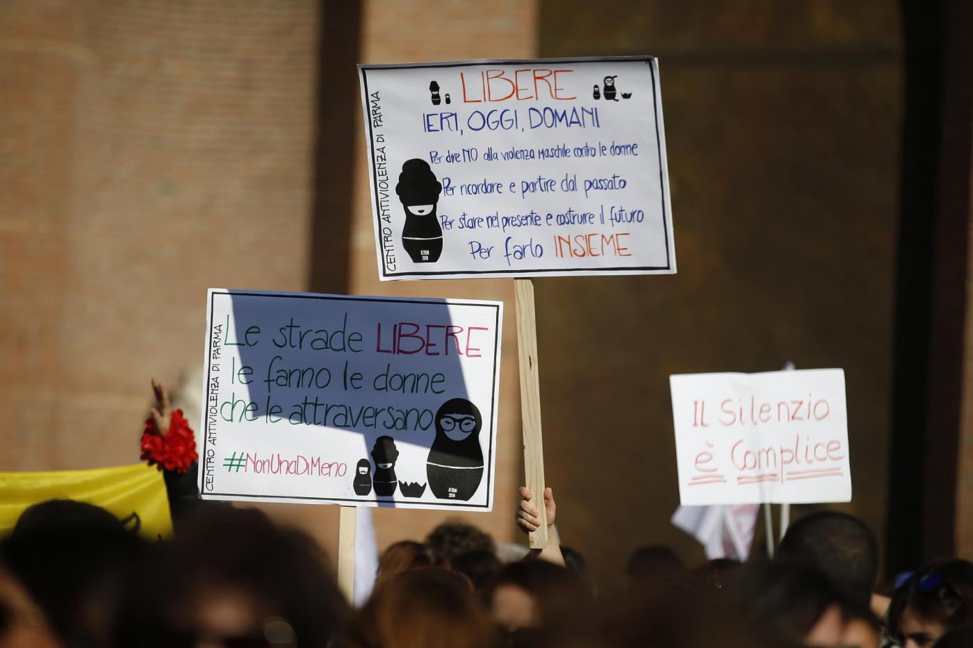 Manifestazione per la Giornata internazionale contro la violenza sulle donne