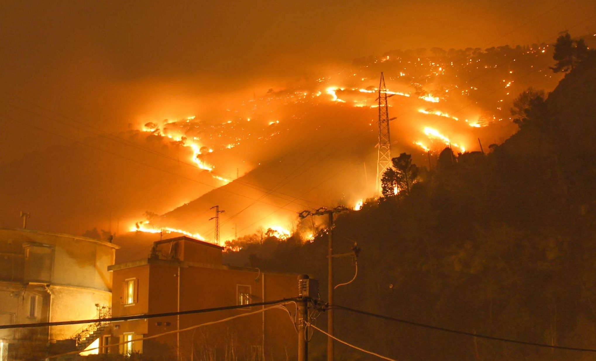 Incendio Genova