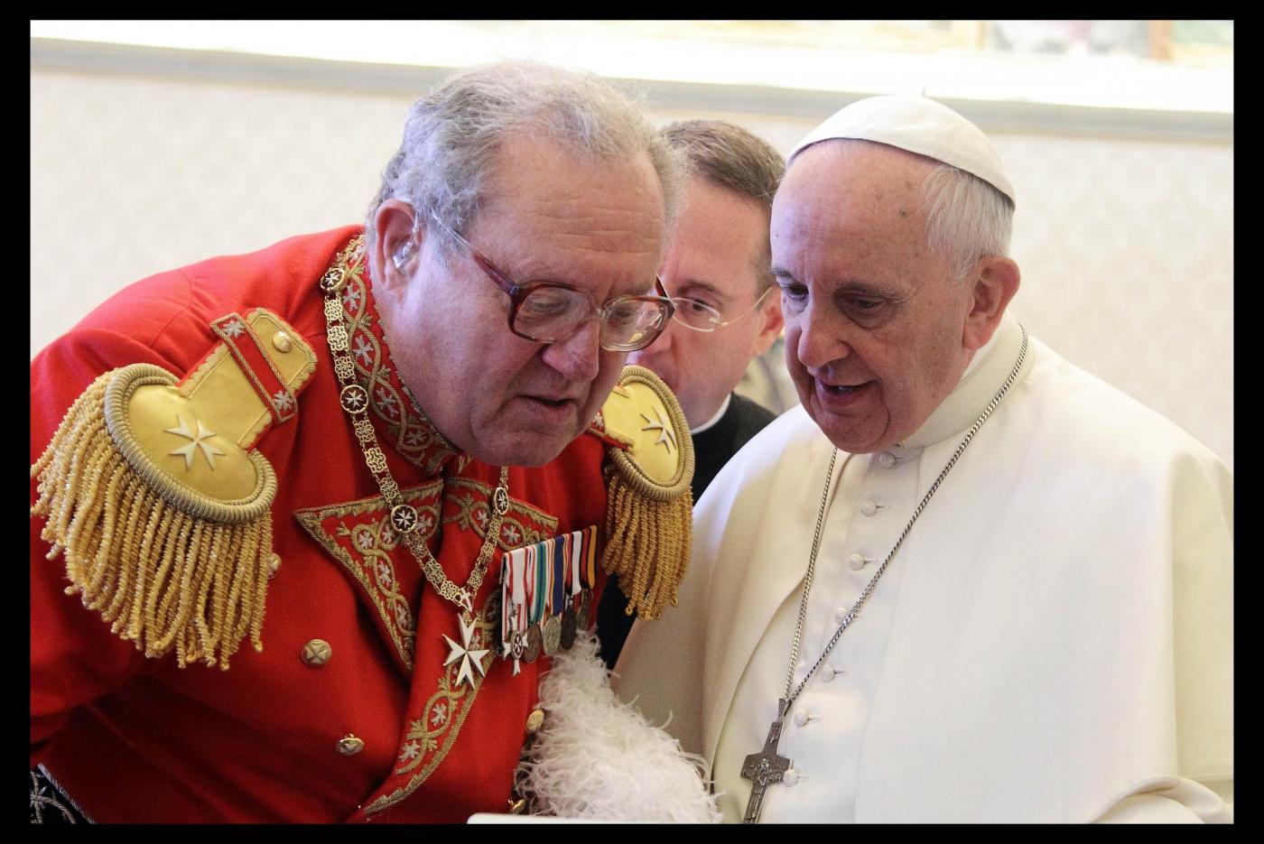 Pope Meets Grand Master of the Order of Malta