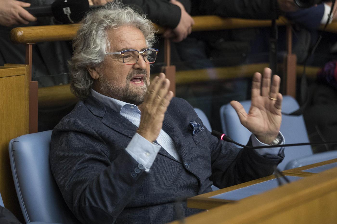 Beppe Grillo al convegno M5S "Lavoro 2025"