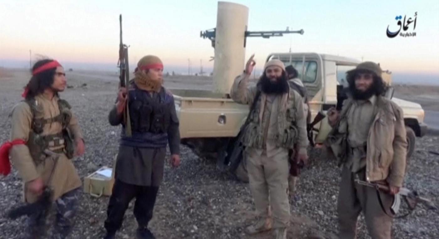 Fermo immagine di sedicenti militanti dello Stato Islamico