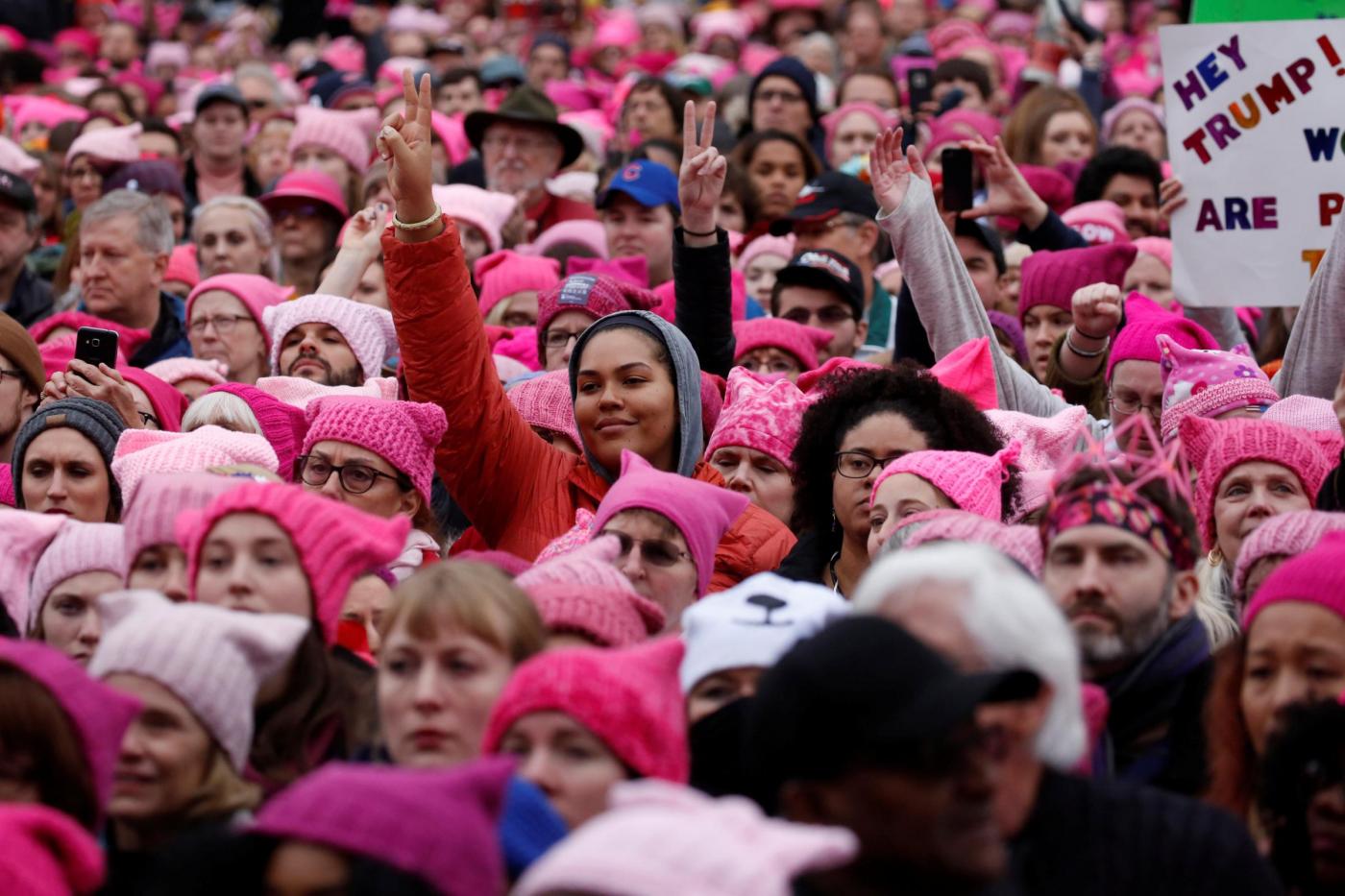 Trump, donne in marcia contro il presidente a Washington