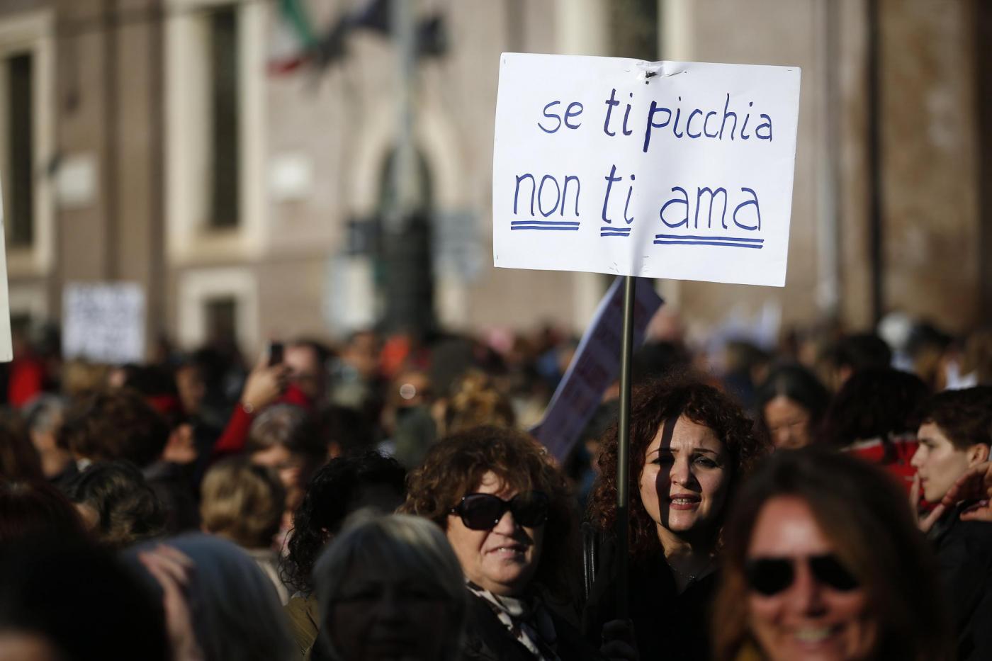 Manifestazione per la Giornata internazionale contro la violenza sulle donne