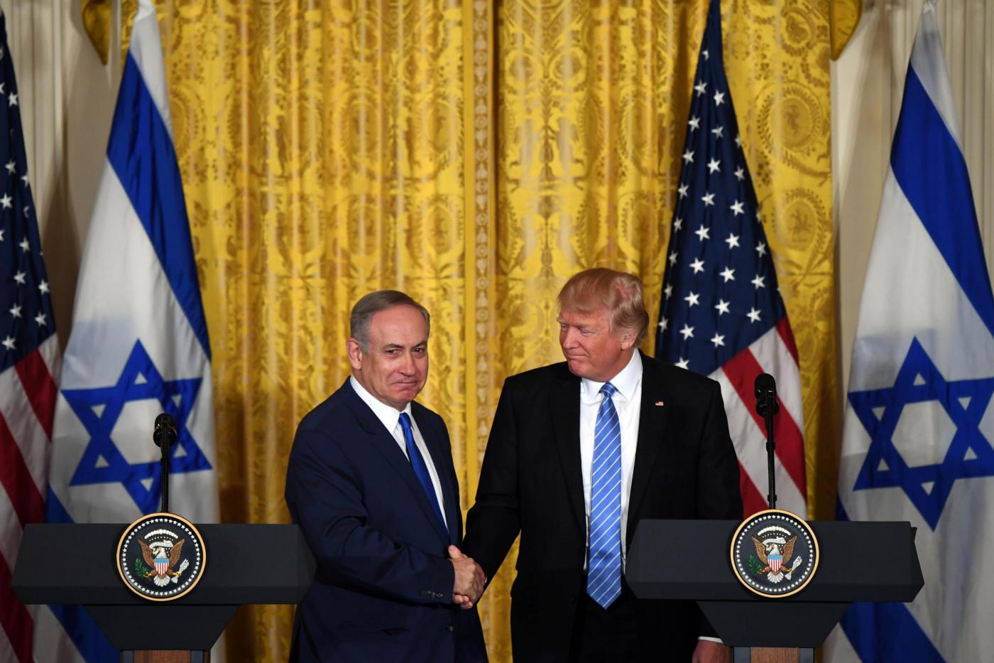 Usa, incontro Trump Netanyahu alla Casa Bianca