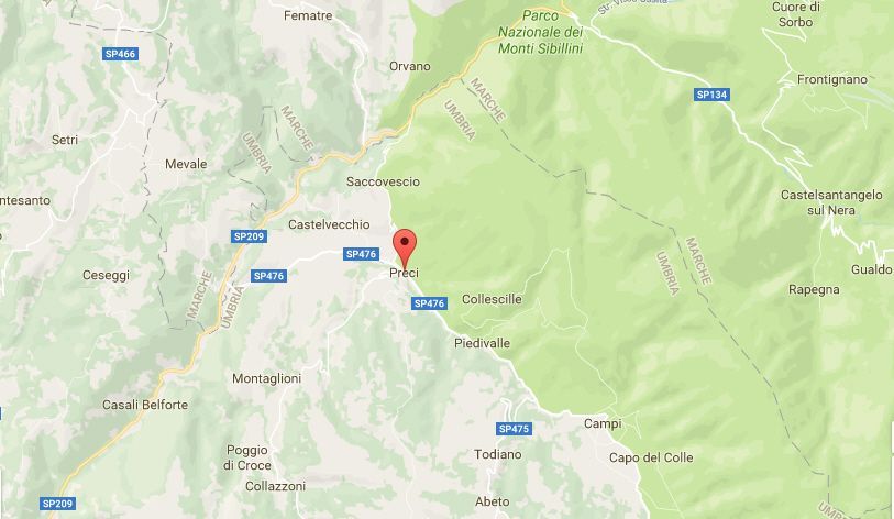 Terremoto in Umbria