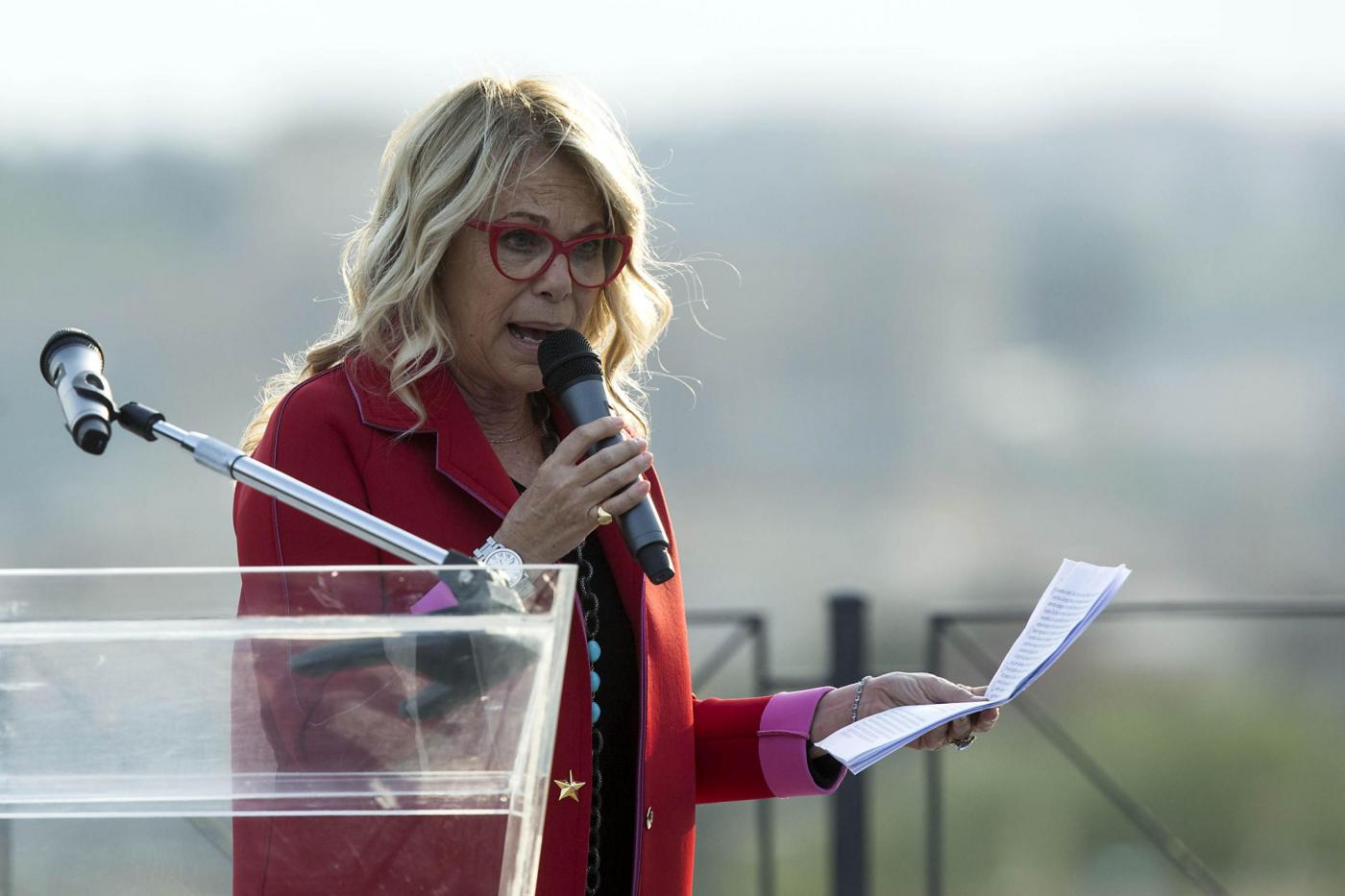 Giorgia Meloni apre la campagna elettorale per la corsa al Campidoglio