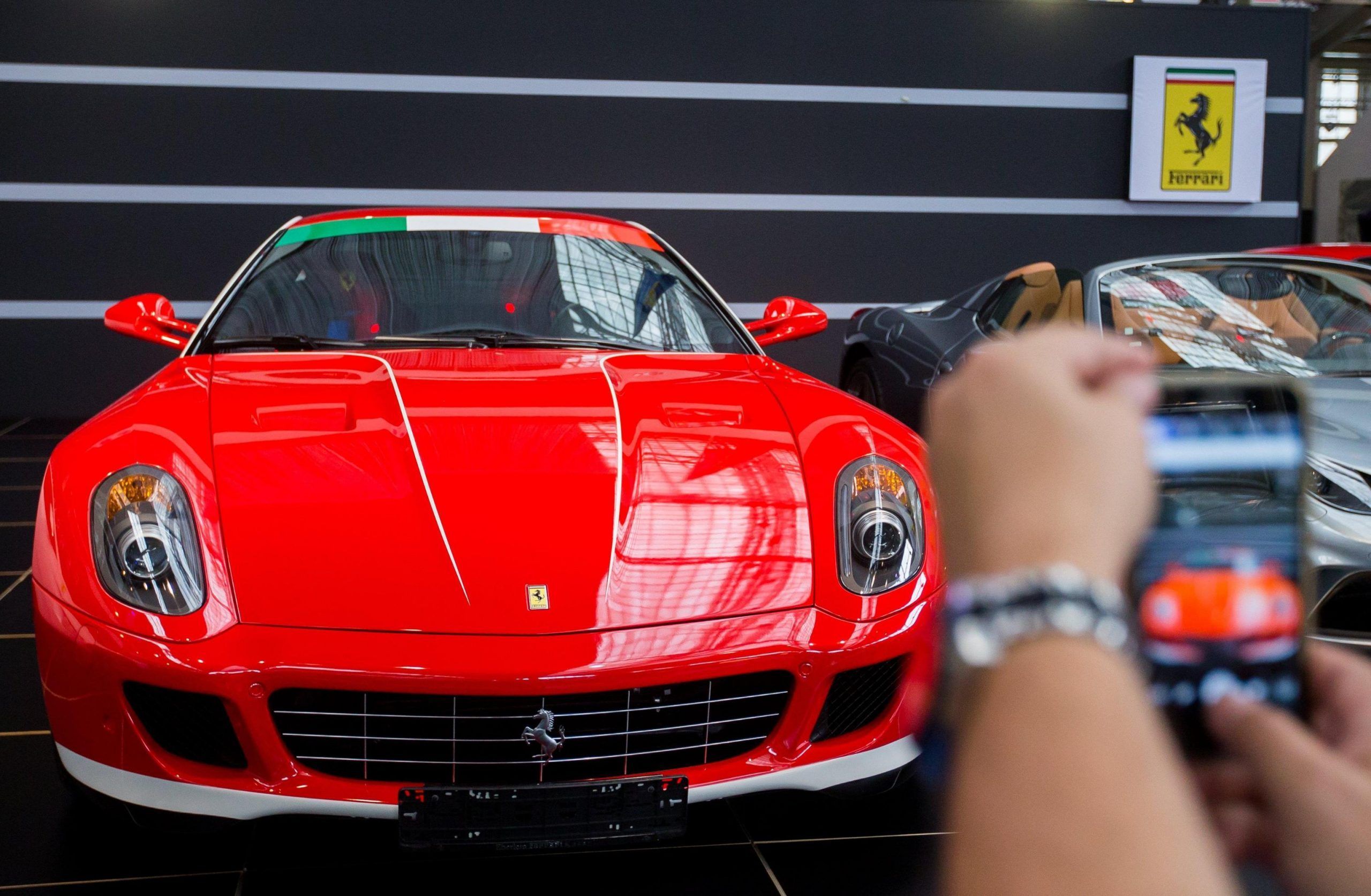 Exhibition for the 70th anniversary of Ferrari