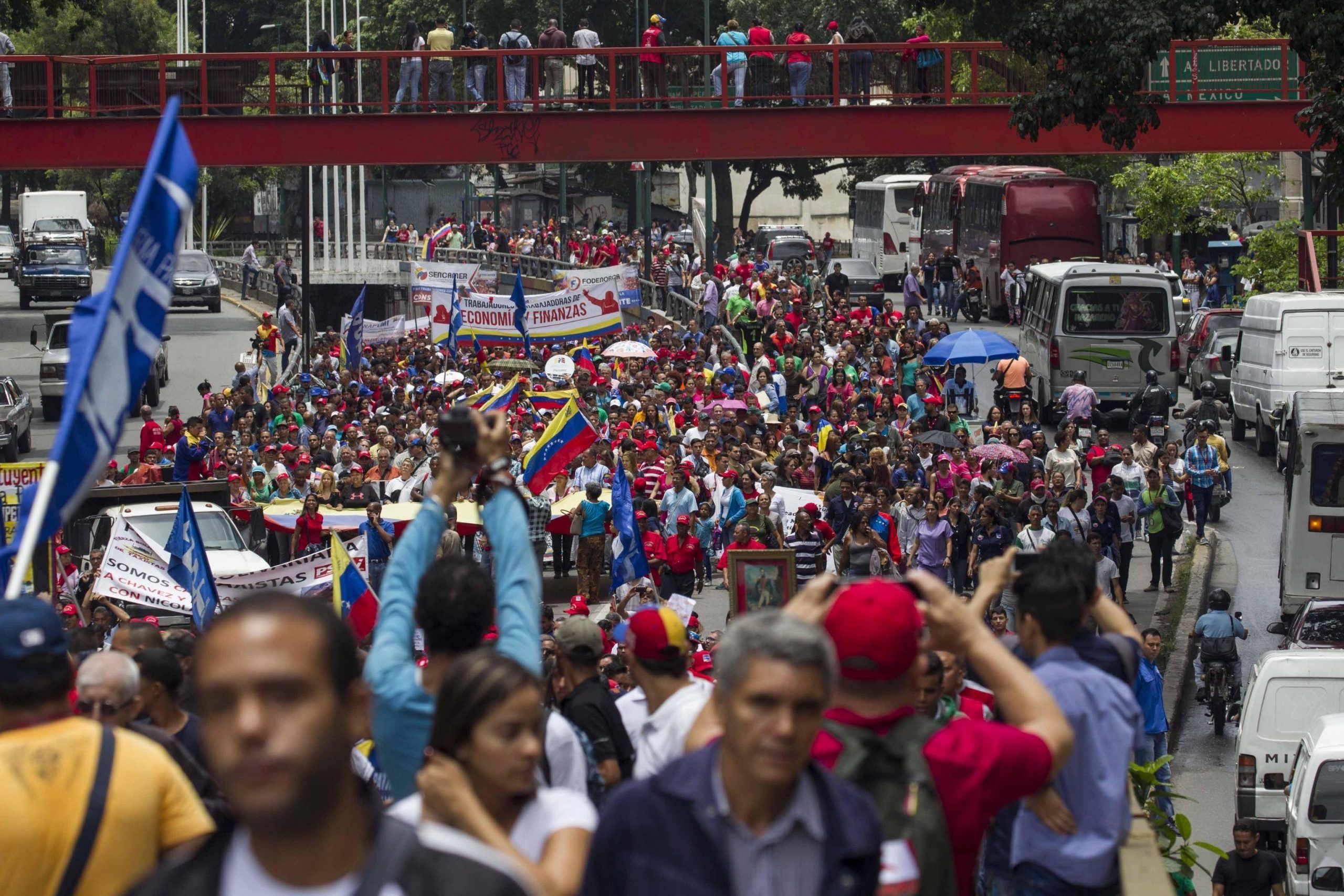 Anti imperialist' march in Caracas