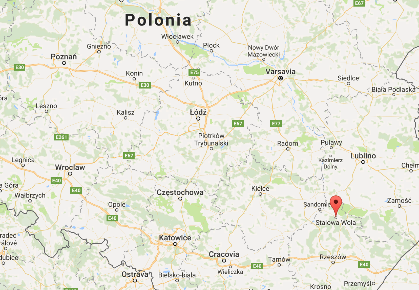 cartina attacco polonia