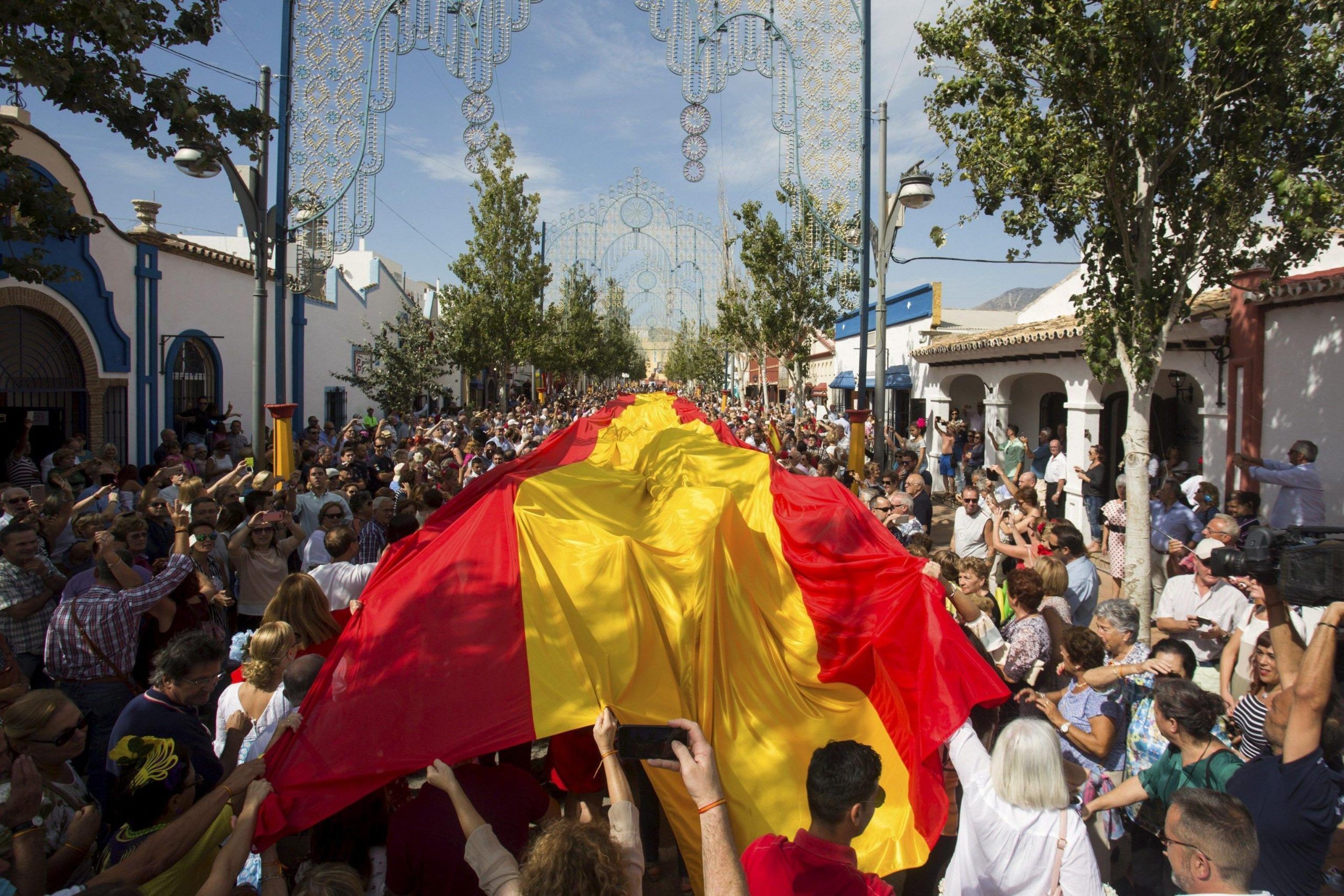 Spain's National Day celebration in Malaga