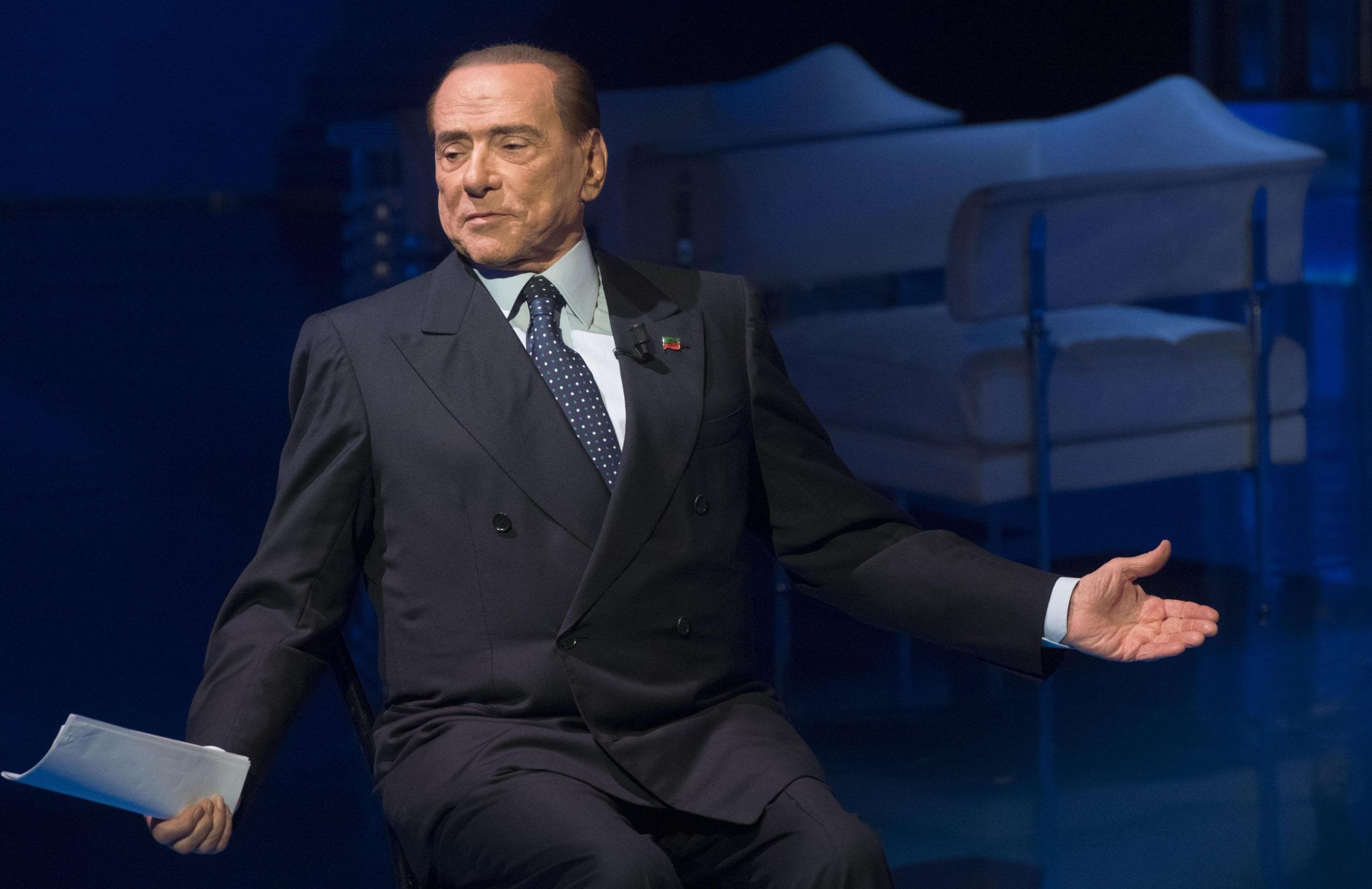 Silvio Berlusconi Rai TV program 'Porta a porta'