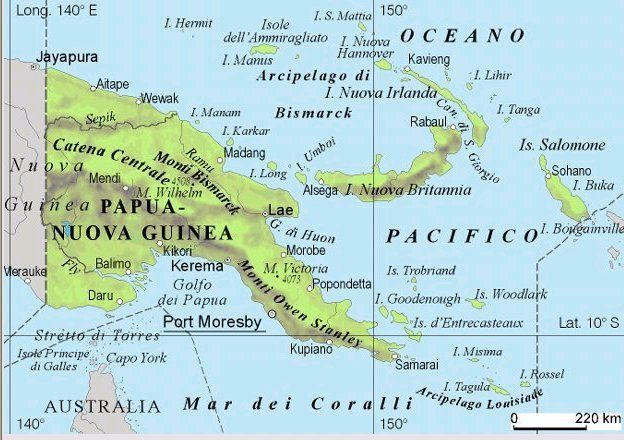 Terremoto Papua Nuova Guinea