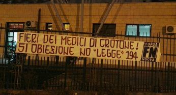 Aborto, diritto negato alle donne di Crotone: medici e infermieri sono tutti obiettori