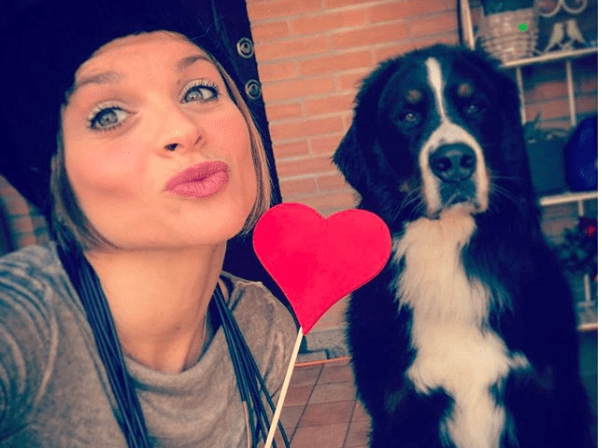 Alessandra Amoroso e il cane Buddy