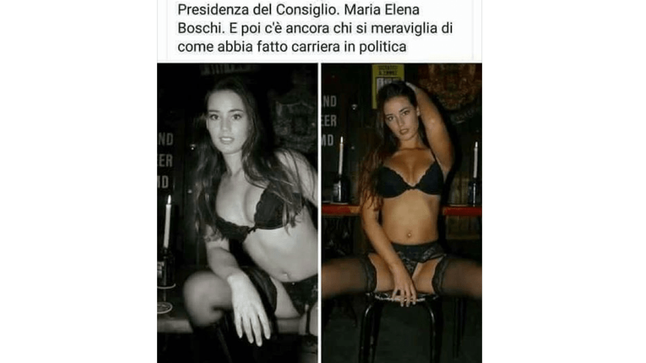 Maria Elena Boschi hot in perizoma: la bufala corre sui social | Nanopress