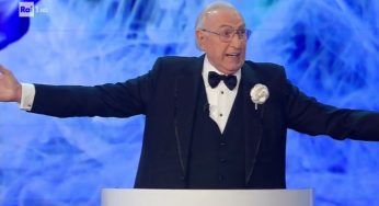 Pippo Baudo a Sanremo 2018: la lettera d’amore per il Festival