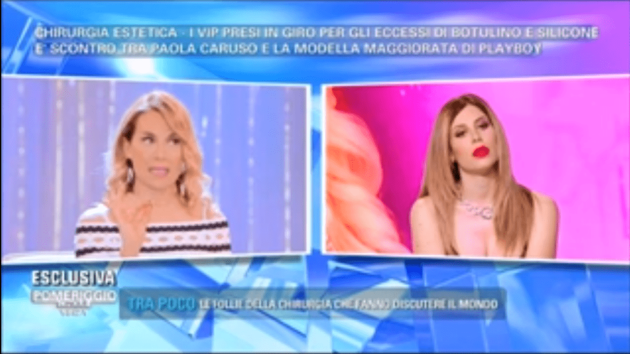 Pomeriggio 5 Barbara D Urso contro Paola Caruso Chiedi scusa