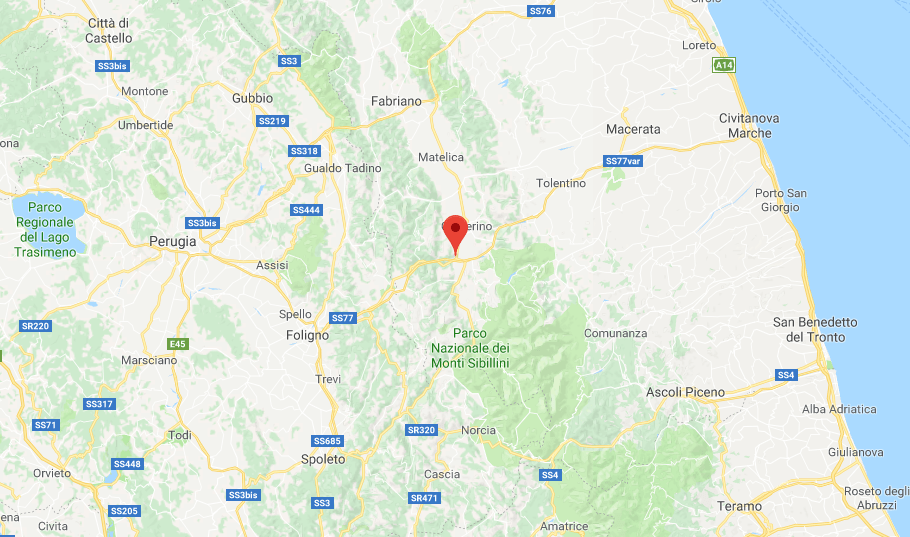 terremoto centro italia muccia macerata
